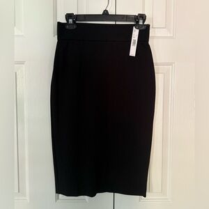 NWT Antonio Melani Rachel Black Pencil Skirt - Size 4